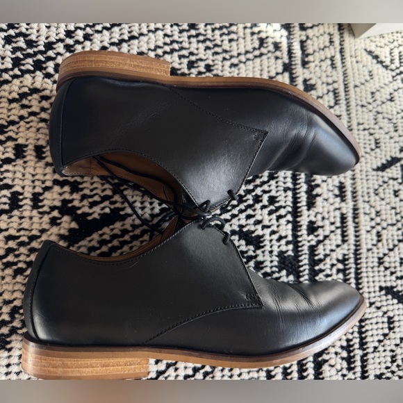 Everlane The Modern Oxford Women’s Black leather flats, size 7.5 - Picture 4 of 8